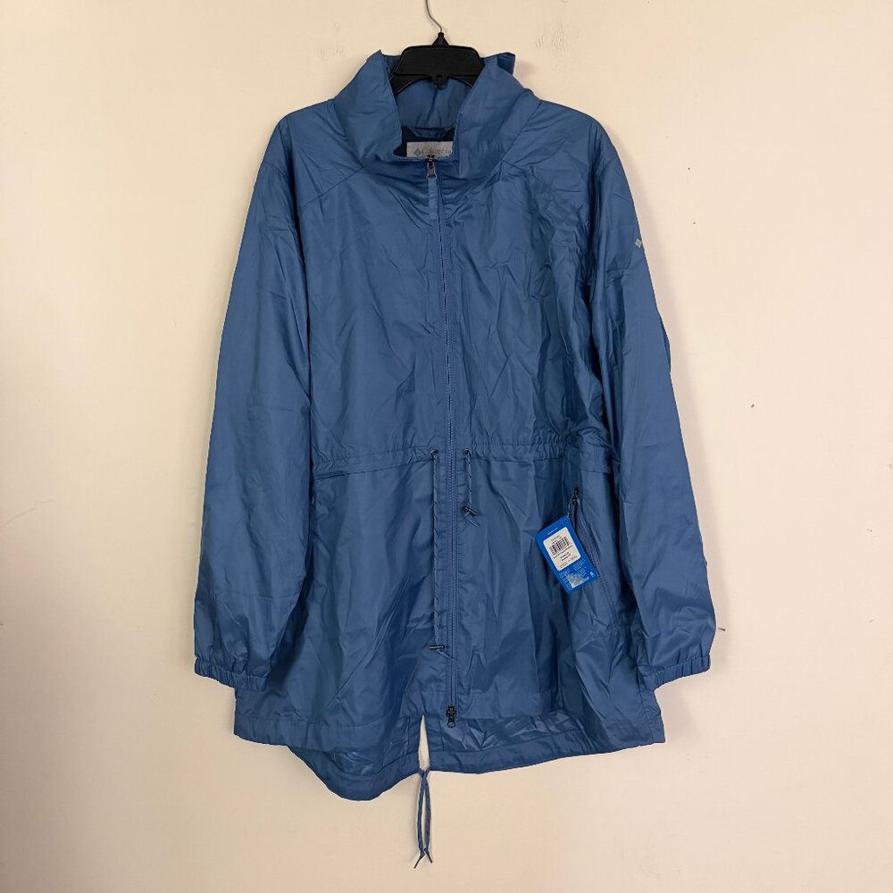 Columbia Sustina Springs Hooded Windbreaker Jacket 3X - Picture 5 of 13